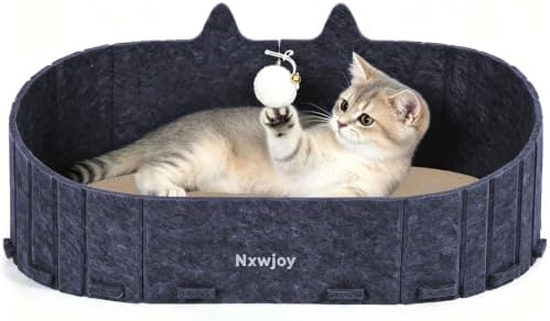Cat Scratcher Bed for Indoor Cats Cardboard Cat Scratch Couch by NxwjoyPet