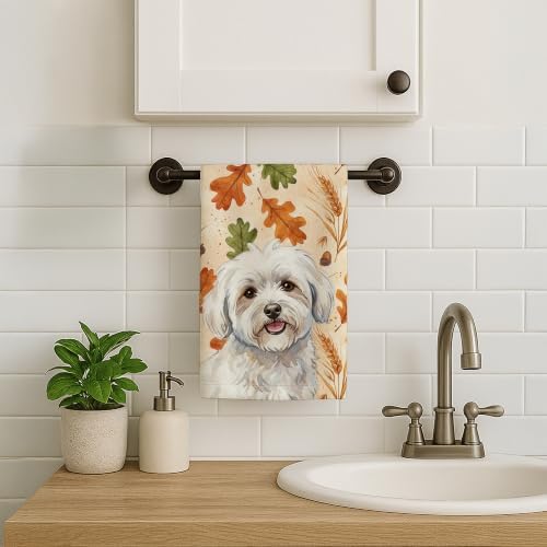 Caroline's Treasures Coton de Tulear Dogs Kitchen Towel 15x25 in - Image 2
