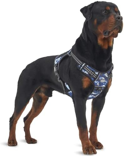 AUROTH Tactical Dog Harness for Large Dogs, Heavy Duty No Pull Pet Vest by AurothPets