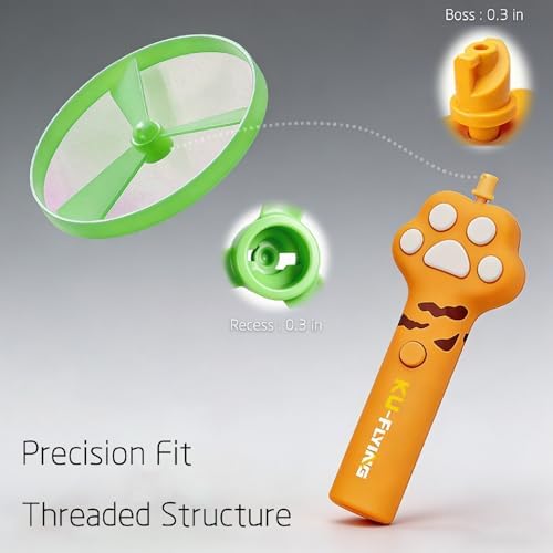 10Pcs Cat Toy Flying Discs, Interactive Cat Fetch Toy - Image 2