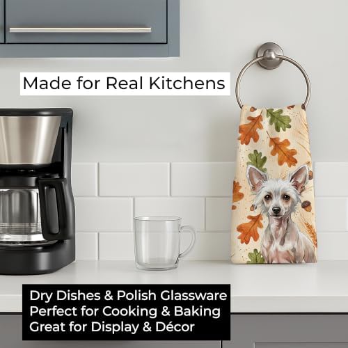 Caroline's Treasures Chinese Crested Dogs Kitchen Towel 15x25 in - Image 3