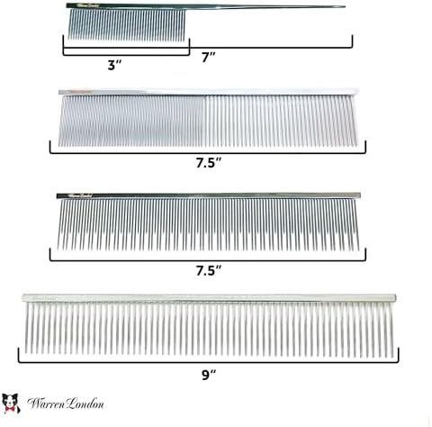 Warren London Cat DeMatter Pro Max 9-Inch Copper Grooming Comb - Image 5