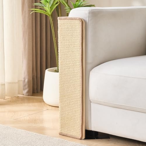 SHENGOCASE 2-Pack Sofa Corner Cat Scratching Post 27.5“ Sisal - Image 3