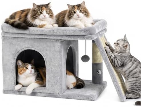 Cat Tree Tower with Scratching Post by Unknown