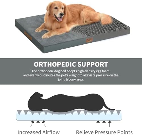 Jumbo Waterproof Orthopedic Dog Bed - Image 3