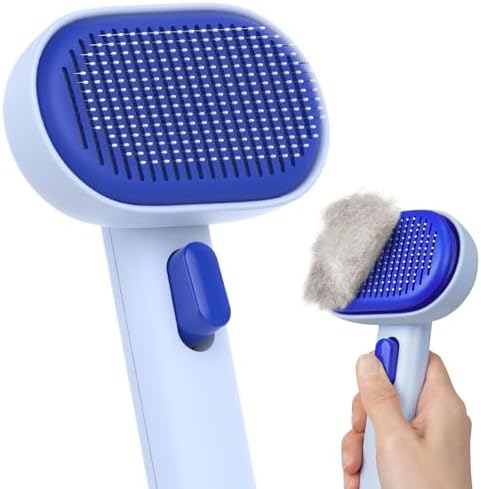 aumuca Skin Friendly Self-Cleaning Slicker Brush by aumuca