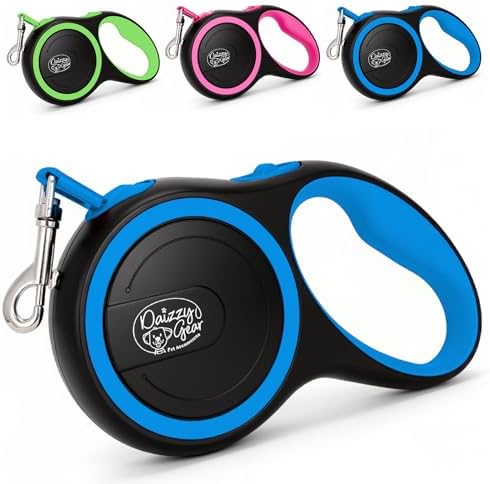 Retractable Dog Leash, 44 LBS /16FT Long, Small & Medium Dogs by DaizzyGearPetsAccessories