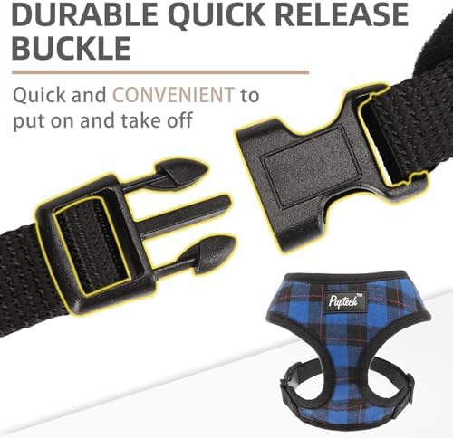 PUPTECK Small Dog Harness and Leash Set No Pull - Image 4