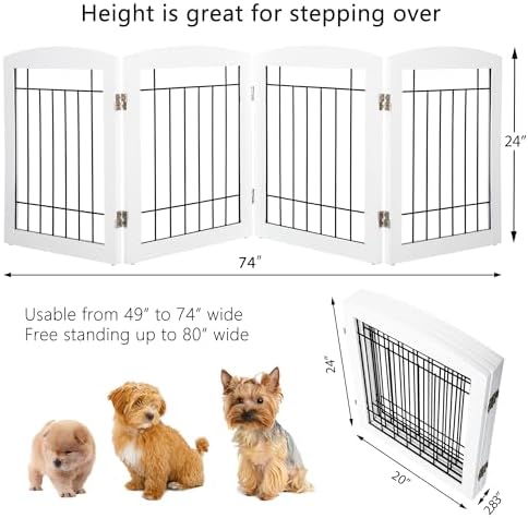 PAWLAND Free Standing Dog Gates - Image 4
