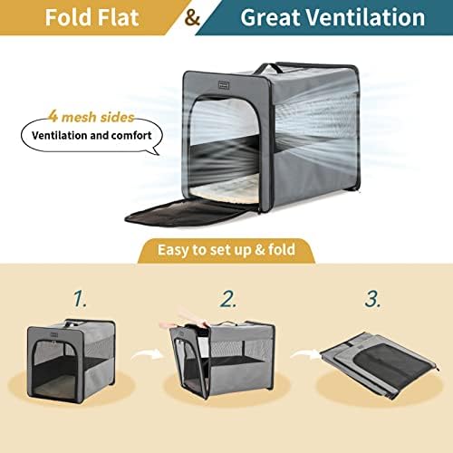 PETSFIT Portable Dog Crate, Travel Dog Crate - Image 5