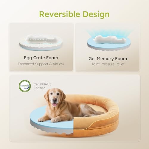 CWAWZ XL Orthopedic Dog Bed, Extra Large Dog Bed, Dog Sofa - Image 3