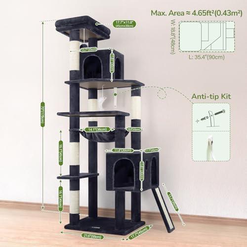 Globlazer F70 Pro Heavy Duty Cat Tree Tower - Image 6