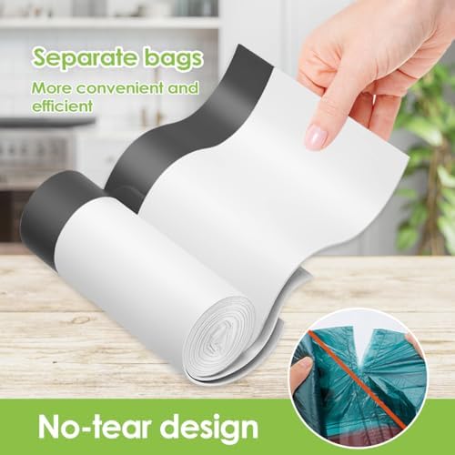 1.6 Gallon 100 Counts Small Drawstring Trash Bags by Teivio, 1.5 Gallon - Image 3