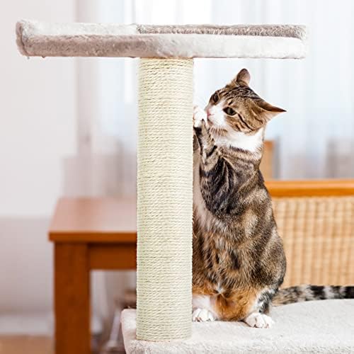 4 PCS M8 Cat Scratching Post Replacement, 15.7 x 3.1 Inch Sisal Pole Cat Tree - Image 3