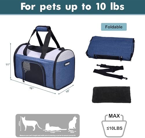 Jespet Airline Approved Soft-Sided Kennel Pet Carrier - Image 6