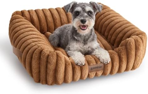 ZOMISIA Small Dog Bed, Cat Bed for Indoor Cats by Zomisia