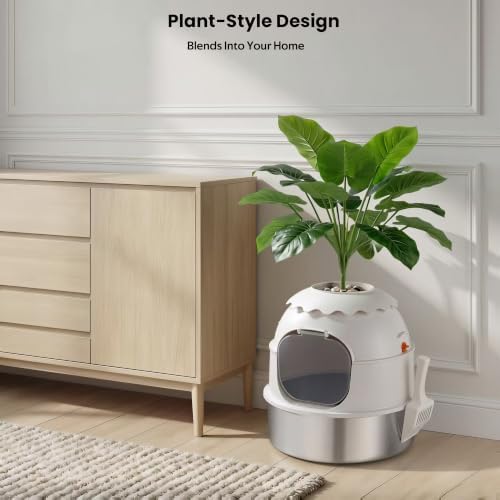Hidden Litter Box, Stainless Steel Litter Box - Image 4