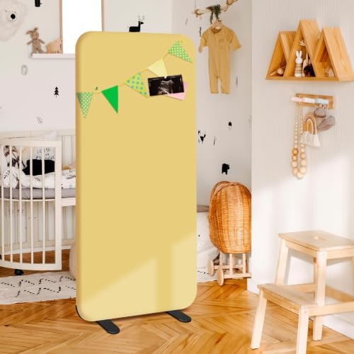 DECOLAB Free Standing Room Divider, Portable Wall Panel 29"x65" - Image 5