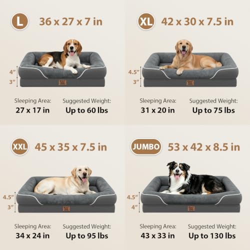 Chez Paw Orthopedic Washable XXL Dog Bed - Image 6