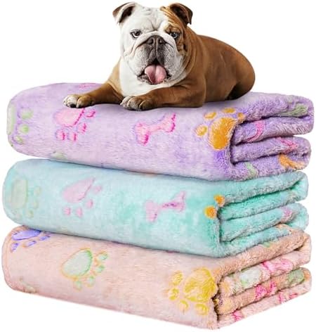 Rezutan 3 Pack Premium Soft Dog Blanket by Rezutan