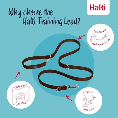 Halti Training Dog Leash | Size S, Deep Walnut | 2m Length - Image 3