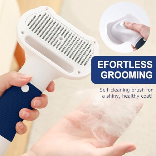 3-in-1 Pet Hair Dryer & Slicker Brush - Image 5