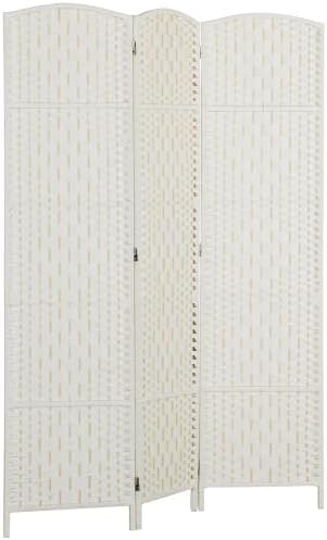 HOMCOM Room Divider 3-Panel, 6FT-Tall Folding Privacy Screen by HOMCOM