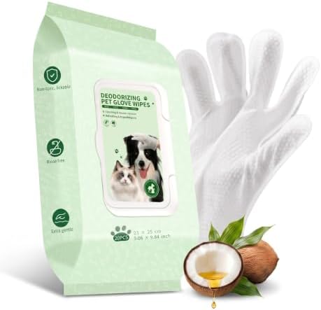 GLADFRESIT Pet Grooming Glove Wipes by GLADFRESIT