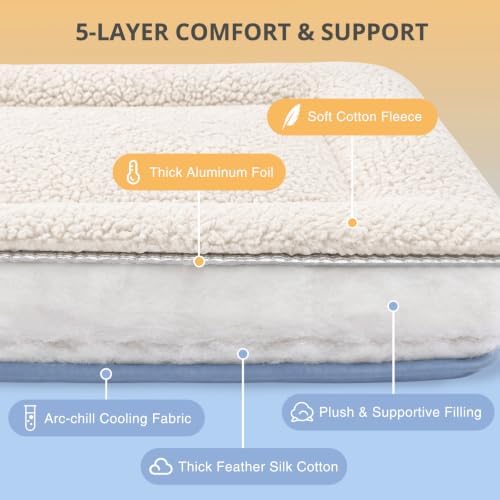 Cooling Mat for Dogs & Cats, Reversible Self Warming Cat Bed - Image 2