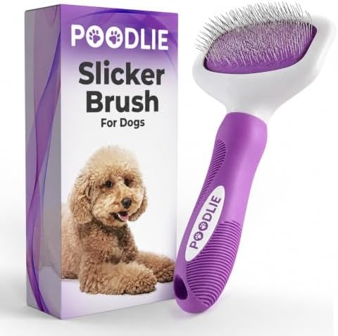 Poodle Pet Slicker Brush by Poodlie