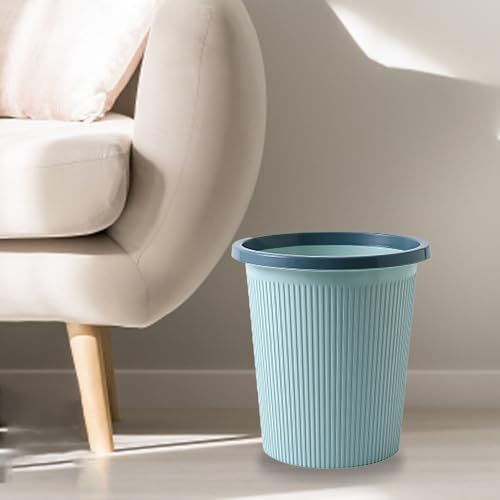Bathroom Garbage Can, Lightweight Durable Striped Garbage Cans - Image 3
