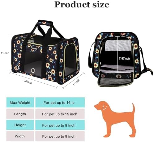Petmolico Cat Carrier Soft-Sided Airline Approved - Image 4