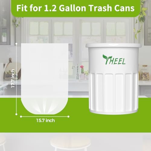 1.2 Gallon Clear Small Trash Bags Strong Leak-Resistant - Image 5