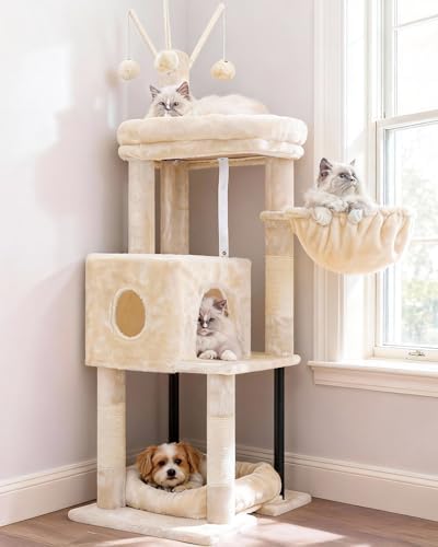 Heybly Cat Tree, 45.3" Cat Tower by HEYBLY