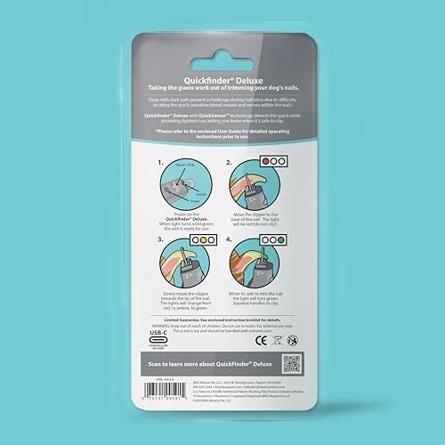 Miracle Care QuickFinder Dog Nail Clippers, Small or Medium Dogs - Image 3