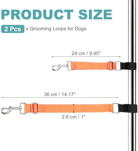 2Pcs Dog Grooming Loop, Adjustable - Image 2