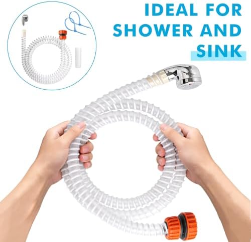 5FT Slip-On Tub Hose, Dog Shower Attachment - Image 5