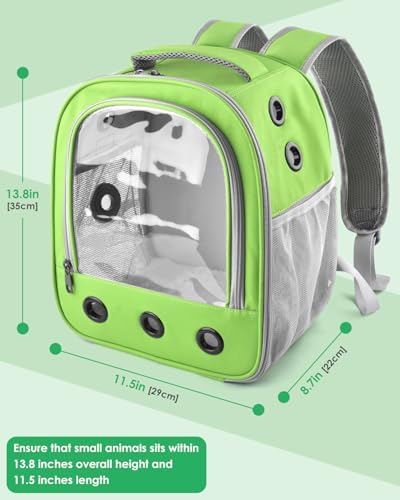 DBNESS Guinea Pig Carrier Backpack, Portable Rabbit Travel Carring Bag - Image 5