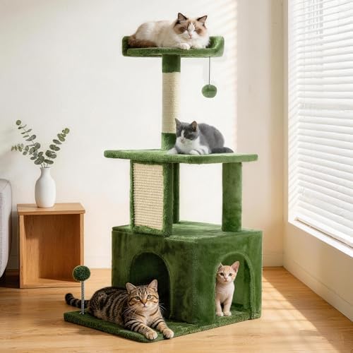 32.8inch Small Cat Tree Tower Condo - Image 2