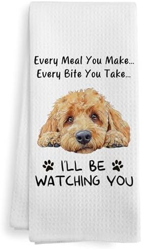 Funny Goldendoodle Every Meal You Make Every Bite You Take Kitchen Towels by XNXLDYLH