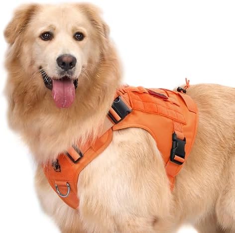OneTigris Tactical Dog Harness Vest No-Pull Service Dog Vest by OneTigris