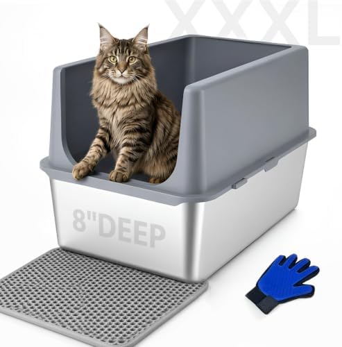 Stainless Steel Litter Box by LIHONG