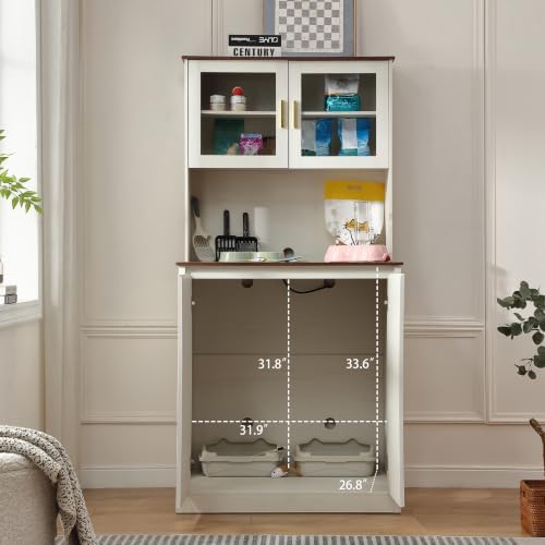 Forest Gravity Extra Large Tall Litter Box Cabinet - Image 4