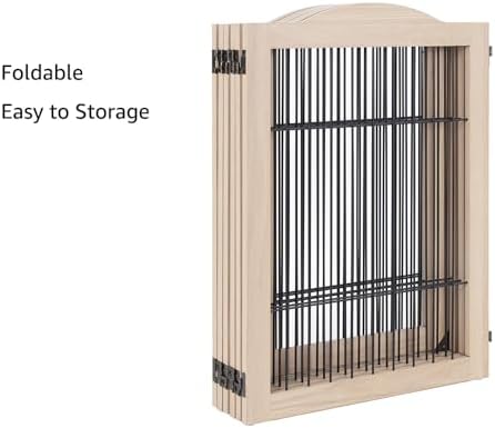 unipaws 132" Extra Wide Dog Gate and Pet Playpen - Image 6