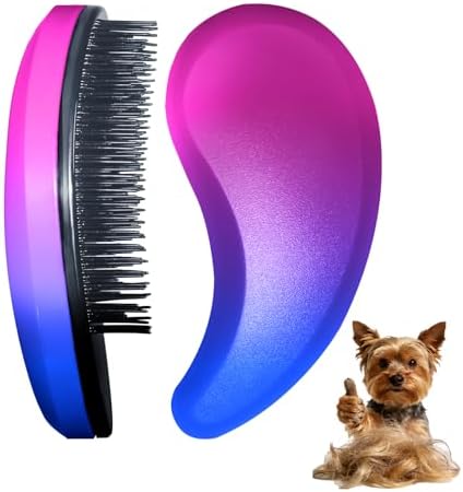 Small Dog Brush, Skin-friendly Soft Bristles by MAEELOU