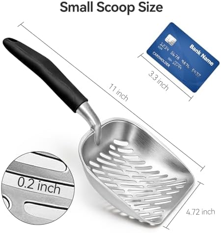 Cat Litter Scoop, Kitty Metal Scooper - Image 2