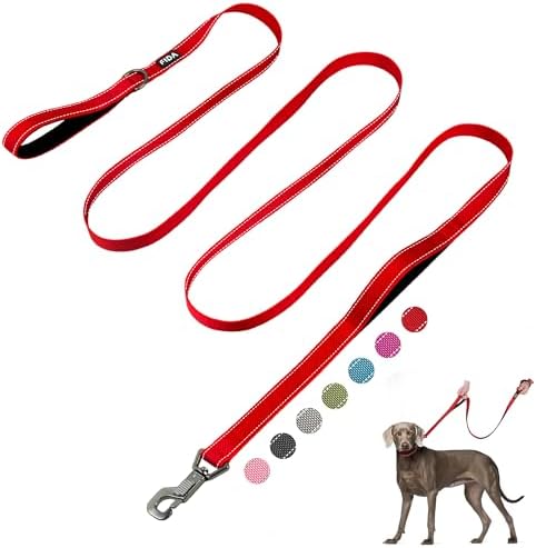 Fida 10 FT Heavy Duty Dog Leash, Dual Padded Handles by Fida
