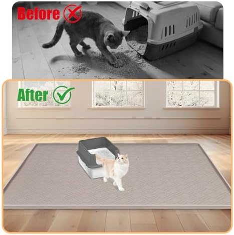 Silicone Cat Litter Mat 42" x 29" Cat Mat - Image 4