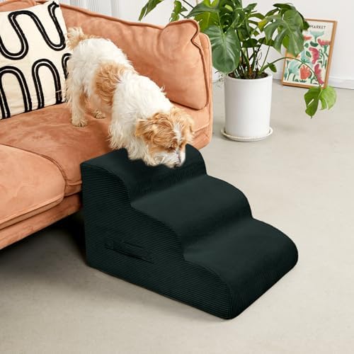 Mesa Lemon 3 Step Dog Stairs Pet Ramp - Image 2