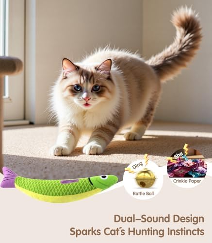 PetBusy Cat Toys with Interactive Soft Chew Kicker Cat Toys - Image 3